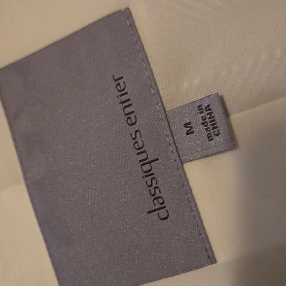 Striped Navy and White Women's Jacket By Clasiques for Nordstrom - Picture 2 of 7